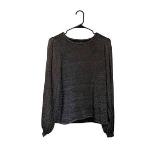 Premise Long Sleeve Glitter Top